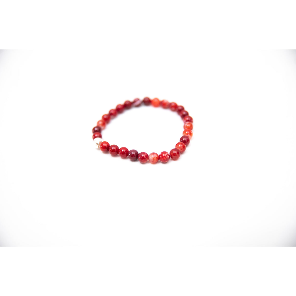 Bracelet en pierre Rouge Agatha
