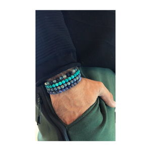Blue agatha bracelet.